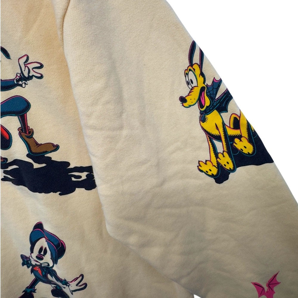 Disney Parks Mickey Mouse & Friends Halloween Pullover Sweatshirt 2023 Adult M - Picture 4 of 9